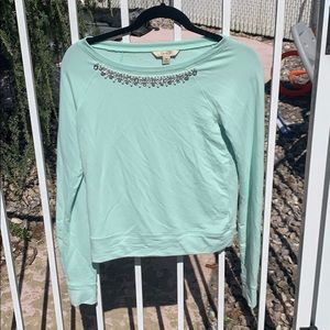 Long sleeve teal shirt !! Will iron